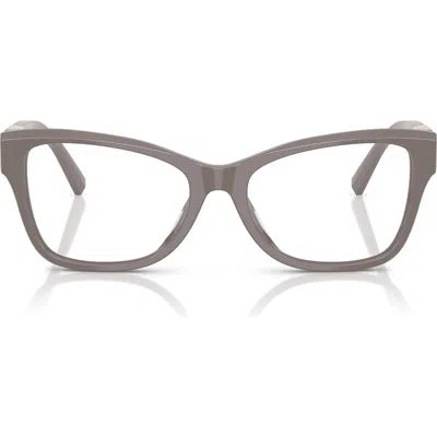 Tiffany & Co . 52mm Butterfly Optical Glasses In Chocolate Truffle/demo Lens