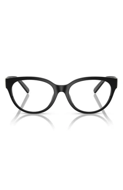 Tiffany & Co . 52mm Cat Eye Optical Glasses In White