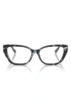 Tiffany & Co . 52mm Cat Eye Optical Glasses In Havana