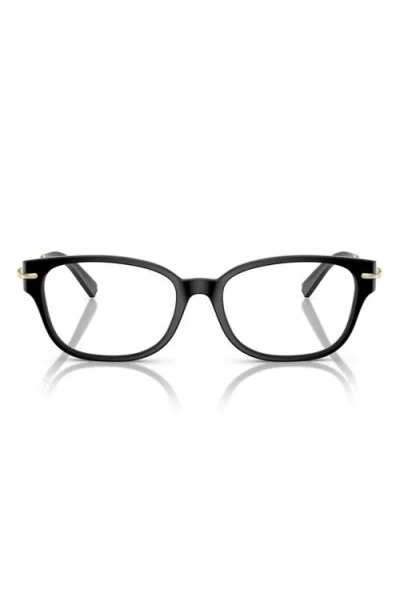 Tiffany & Co . 52mm Pillow Optical Glasses In Black