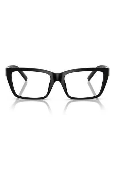 Tiffany & Co . 52mm Pillow Optical Glasses In Black