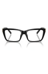 Tiffany & Co . 52mm Pillow Optical Glasses In Shiny Black