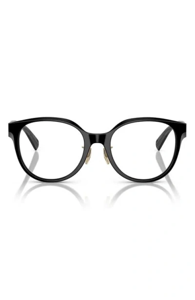 Tiffany & Co . 52mm Round Optical Glasses In Black