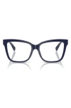 Tiffany & Co . 53mm Cat Eye Optical Glasses In Dark Blue