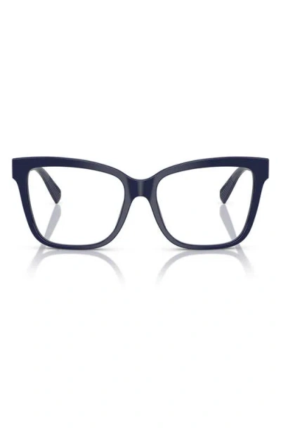 Tiffany & Co . 53mm Cat Eye Optical Glasses In Dark Blue