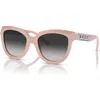 Tiffany & Co . 53mm Gradient Cat Eye Sunglasses In Grey Flash