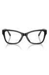 Tiffany & Co . 54mm Butterfly Optical Glasses In Black/demo Lens