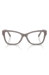 Tiffany & Co . 54mm Butterfly Optical Glasses In Chocolate Truffle/demo Lens