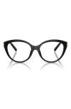 Tiffany & Co . 54mm Cat Eye Optical Glasses In Black