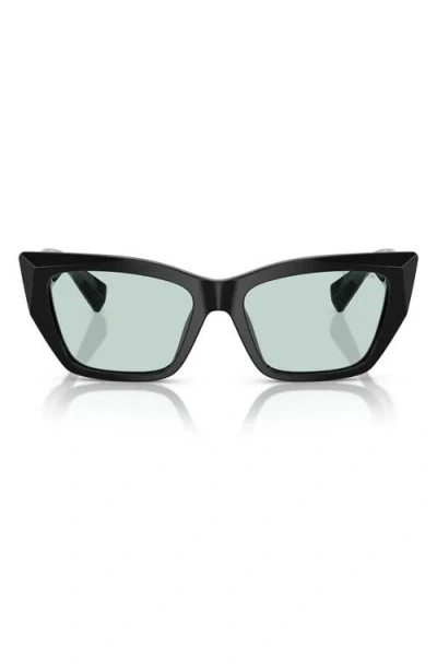 Tiffany & Co . 54mm Cat Eye Sunglasses In Black