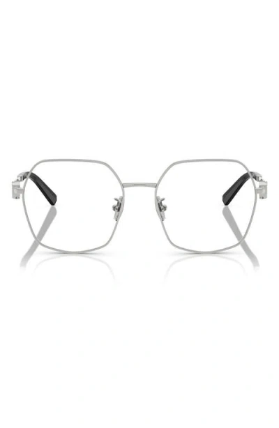 Tiffany & Co . 54mm Irregular Optical Glasses In Silver