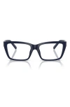 Tiffany & Co . 54mm Pillow Optical Glasses In Dark Blue