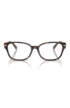 Tiffany & Co . 54mm Pillow Optical Glasses In Havana