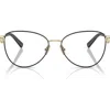 Tiffany & Co . 54mm Pilot Optical Glasses In Black Gold