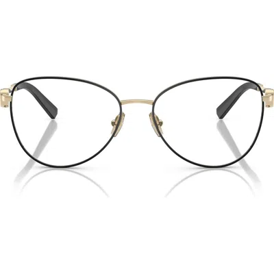 Tiffany & Co . 54mm Pilot Optical Glasses In Black Gold