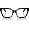 Tiffany & Co . 54mm Square Optical Glasses In Black