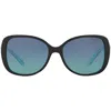 Tiffany & Co Eyewear In Black/blue Gradient