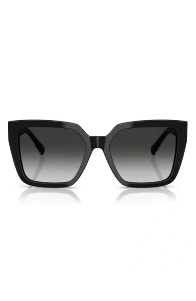 TIFFANY & CO TIFFANY & CO. 55MM GRADIENT SQUARE SUNGLASSES