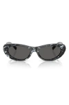 Tiffany & Co . 55mm Oval Sunglasses