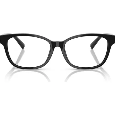 Tiffany & Co . 55mm Pillow Optical Glasses In Black/demo Lens