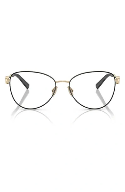 Tiffany & Co . 56mm Pilot Optical Glasses In Black Gold