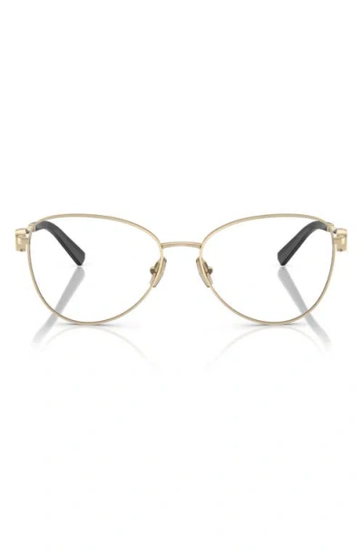Tiffany & Co . 56mm Pilot Optical Glasses In Pale Gold