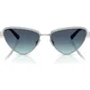Tiffany & Co . 59mm Gradient Irregular Sunglasses In Multi