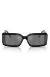 Tiffany & Co . 62mm Oversize Rectangular Sunglasses In Black