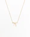 Tiffany & Co Bow Ribbon Pendant 18k Necklace