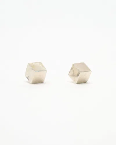 Tiffany & Co Cube Silver Earrings