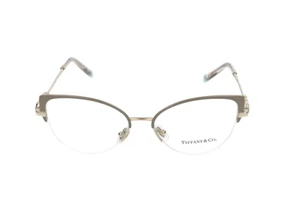 Tiffany & Co . Eyeglasses In Camel On Pale Gold