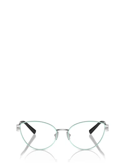 Tiffany & Co Metal Frame Flat Mirror In Tiffany Blue On Silver
