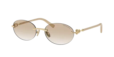 Tiffany & Co . Woman Sunglass Tf3104d In Brown