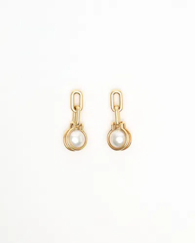 Tiffany & Co Hardware Pearl Link 18kt Yellow Gold Necklace