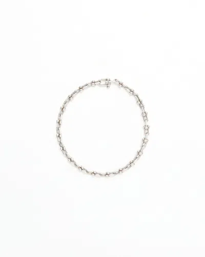 TIFFANY & CO TIFFANY & CO HARDWEAR MICRO LINK BRACELET STERLING SILVE