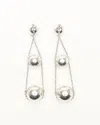 Tiffany & Co Hardwear Triple Drop Earrings In Silver