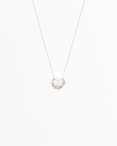 Tiffany & Co Heart Arrow Pendant Silver Necklace