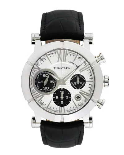 Tiffany & Co . Men's Atlas Watch, Circa 2000s (authentic ) In Black
