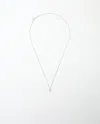 Tiffany & Co Metro Cross Mini Diamond Necklace 750(wg) 1.7g
