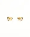 Tiffany & Co Open Heart 18kt Yellow Gold Earrings