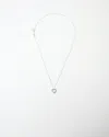 Tiffany & Co Open Heart 925 2.1g Silver Necklace