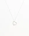 Tiffany & Co Open Heart Silver Necklace