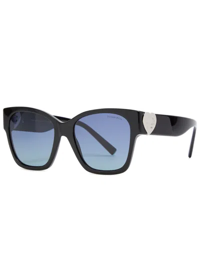 Tiffany & Co . Oversized Square-frame Sunglasses In Black