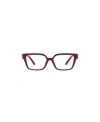 Tiffany & Co Tiffany  Co. Rectangle Frame Glasses In Red