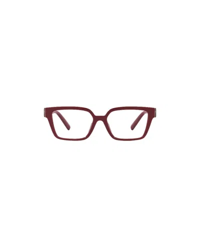 Tiffany & Co Tiffany  Co. Rectangle Frame Glasses In Red
