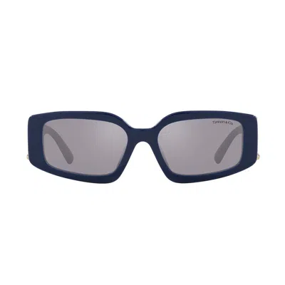 Tiffany & Co . Rectangle Frame Sunglasses In Blue