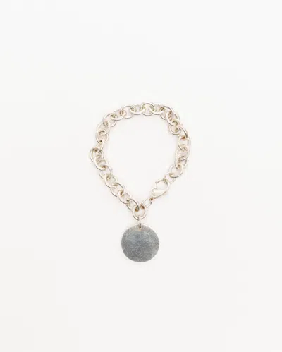 Tiffany & Co Return To Round Tag 36.2g Bracelet In Silver