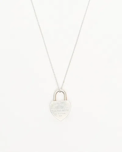 Tiffany & Co Return To Tiffany Heart Lock Silver Necklace