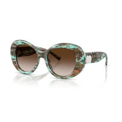 Tiffany & Co . Round Frame Sunglasses In Multi