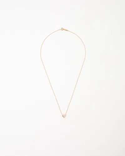 Tiffany & Co Sentimental Heart Mini Diamond Rose Gold Necklace